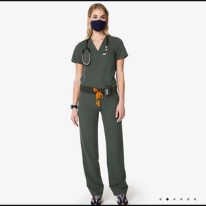 Figs - Moss - Livingston pant - Petite XS